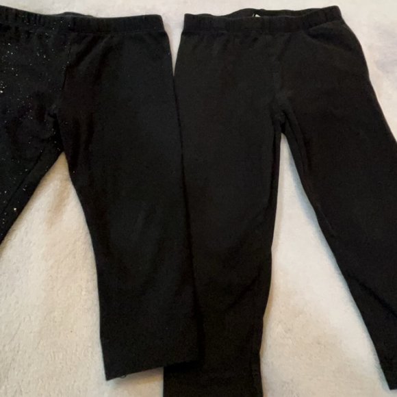 Jumping Beans Touch Cotton Legging and Jessica Simpson 2 Black Leggings 18 Mo - Picture 1 of 8